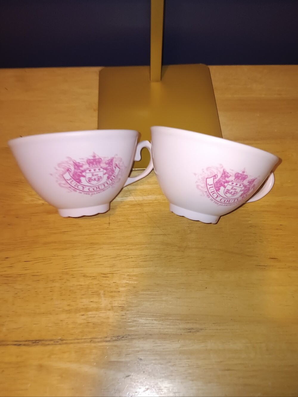 Juicy Couture Vintage Y2k 2 Tea Cup Set